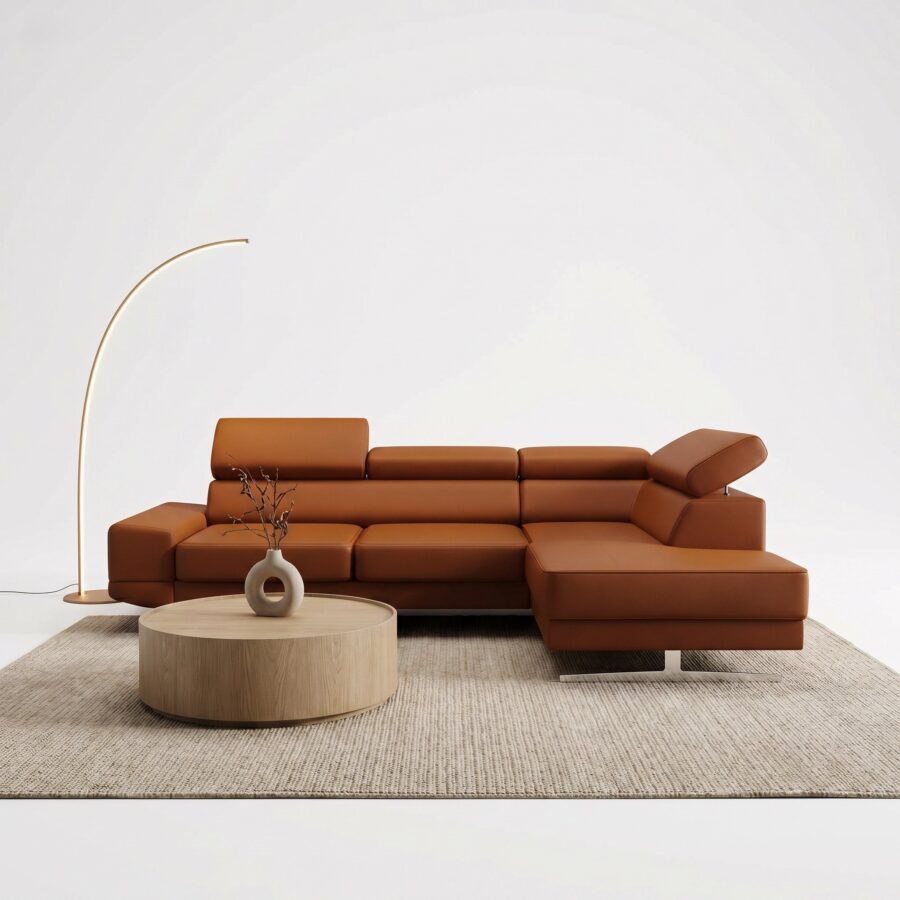 LÆDER MODENA 1 HJØRNESOFA 270x180