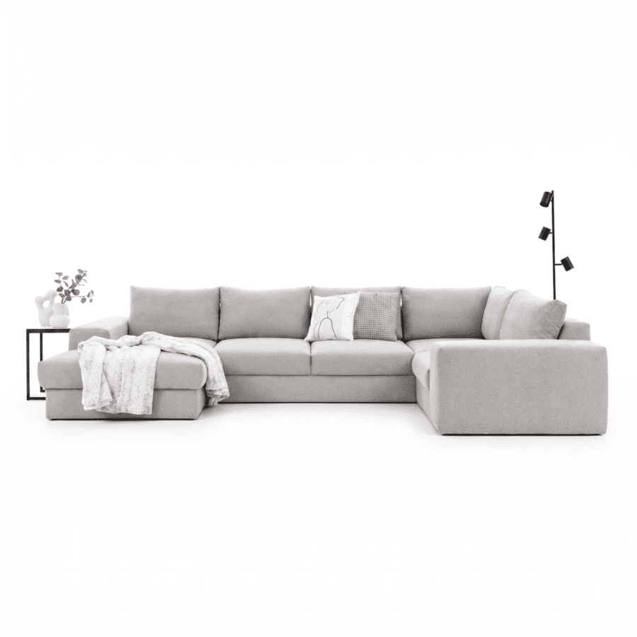 HOMMER MAX U HJØRNESOFA 365x210