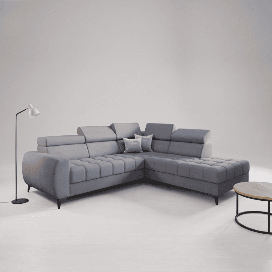 POLA 255x225 cm – HJØRNESOFA MED SOVEFUNKTION