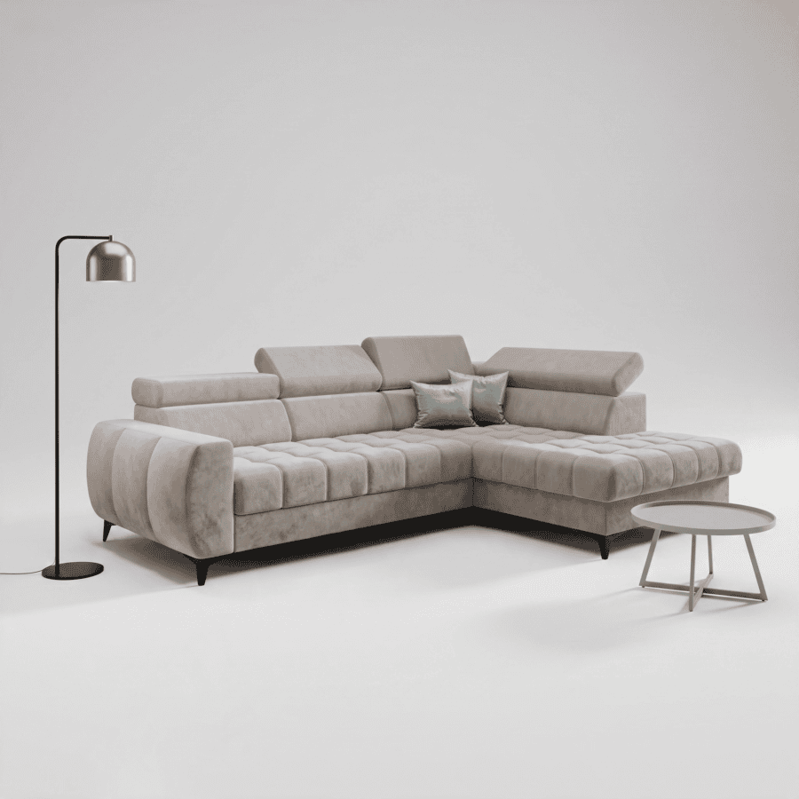 POLA MINI 255x170 cm – HJØRNESOFA MED SOVEFUNKTION