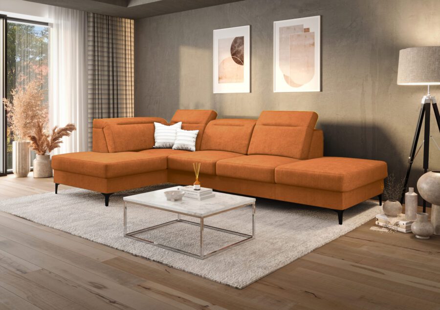🚀 STRAKS FORSENDELSE OSLO MINI hjørnesofa 295x180cm + puf 100×55cm – MY51